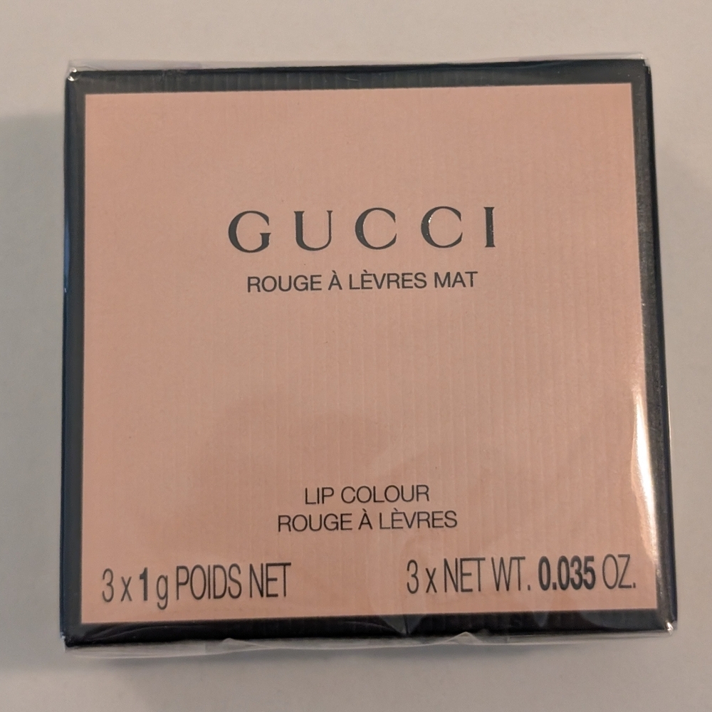 Gucci Mini Matte Lip Stick Trio Set - NEW